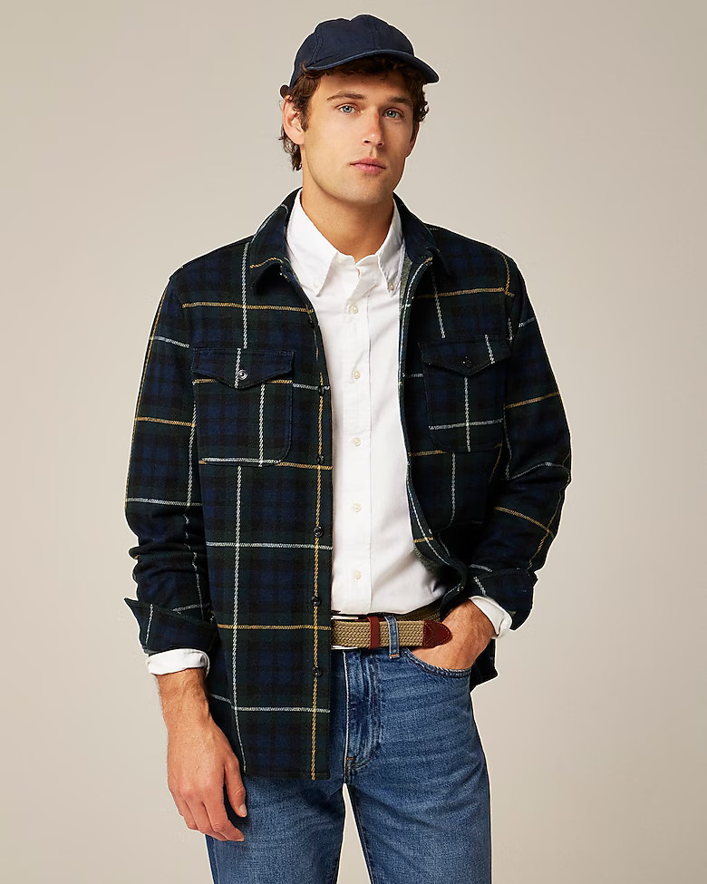 Seaboard soft-knit shirt in plaid | J. Crew US