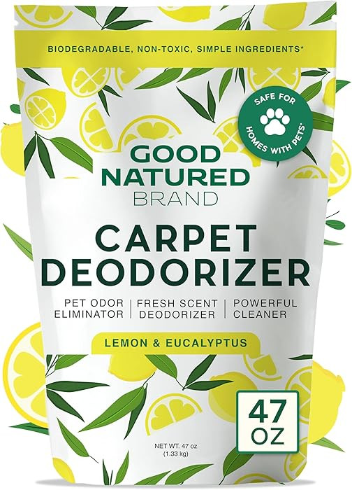 Good Natured Brand | Carpet Deodorizer & Freshener Powder | 47 oz Pet Odor Eliminator for Strong ... | Amazon (US)
