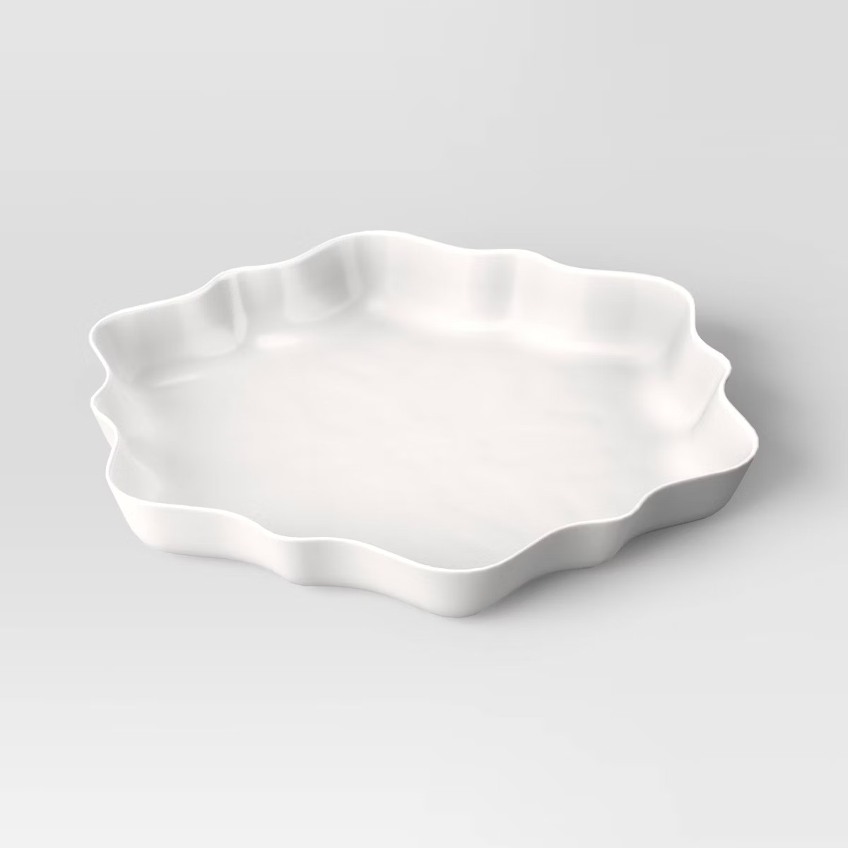 10.92"x12" Holiday Snowflake Serving Plate - Wondershop™ | Target