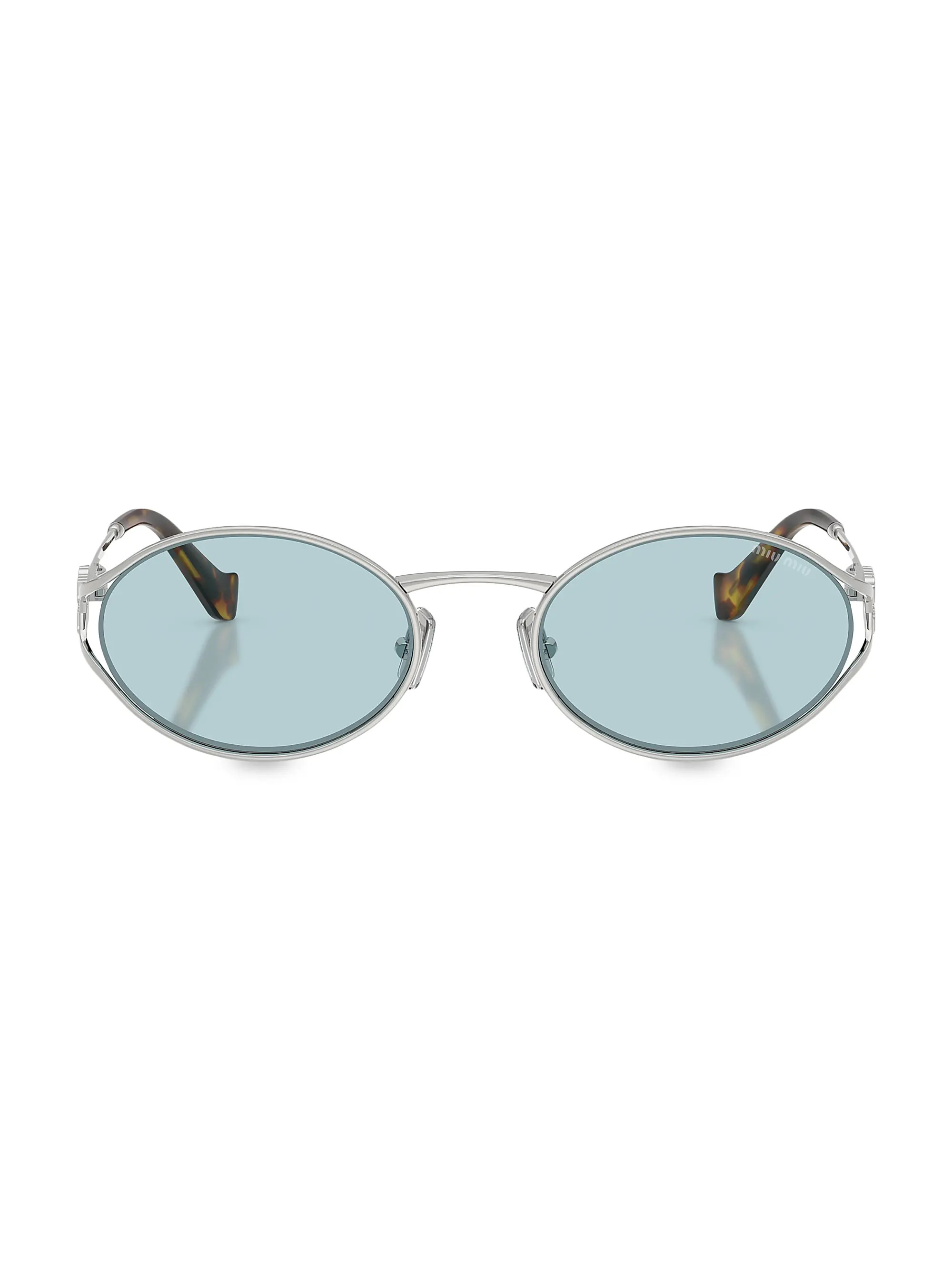 54MM Metal Round Sunglasses | Saks Fifth Avenue