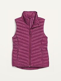 Water-Resistant Narrow-Channel Puffer Vest for Women | Old Navy (US)