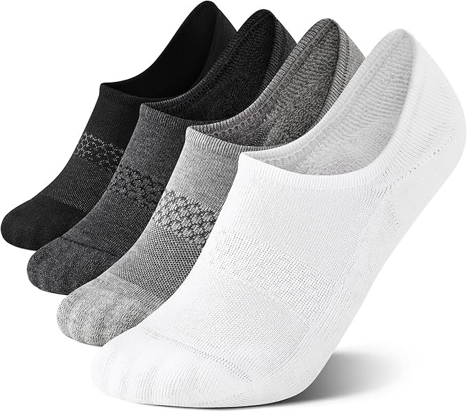 CS CELERSPORT 4/8 Pairs No Show Socks Womens and Mens Athletic Cushioned Ankle Low Cut Invisible ... | Amazon (US)