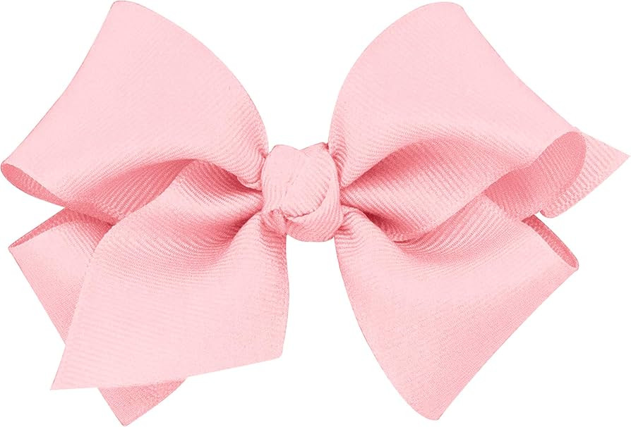 Wee Ones Girls' Classic Grosgrain Hair Bow with Knot Wrap Center on a WeeStay No-Slip Hair Clip, ... | Amazon (US)