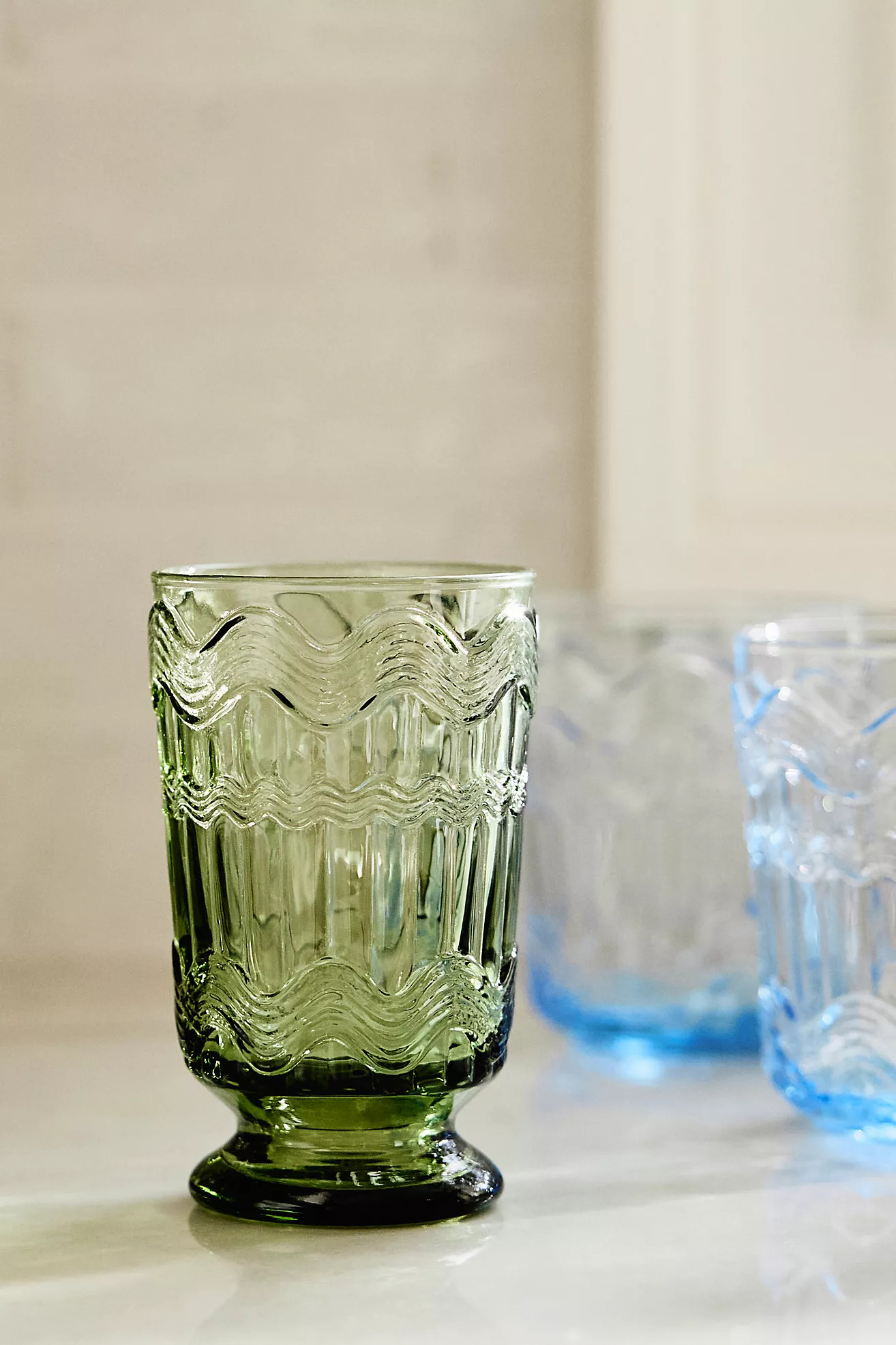 Polly Textured Tumbler Glass | Anthropologie (UK)