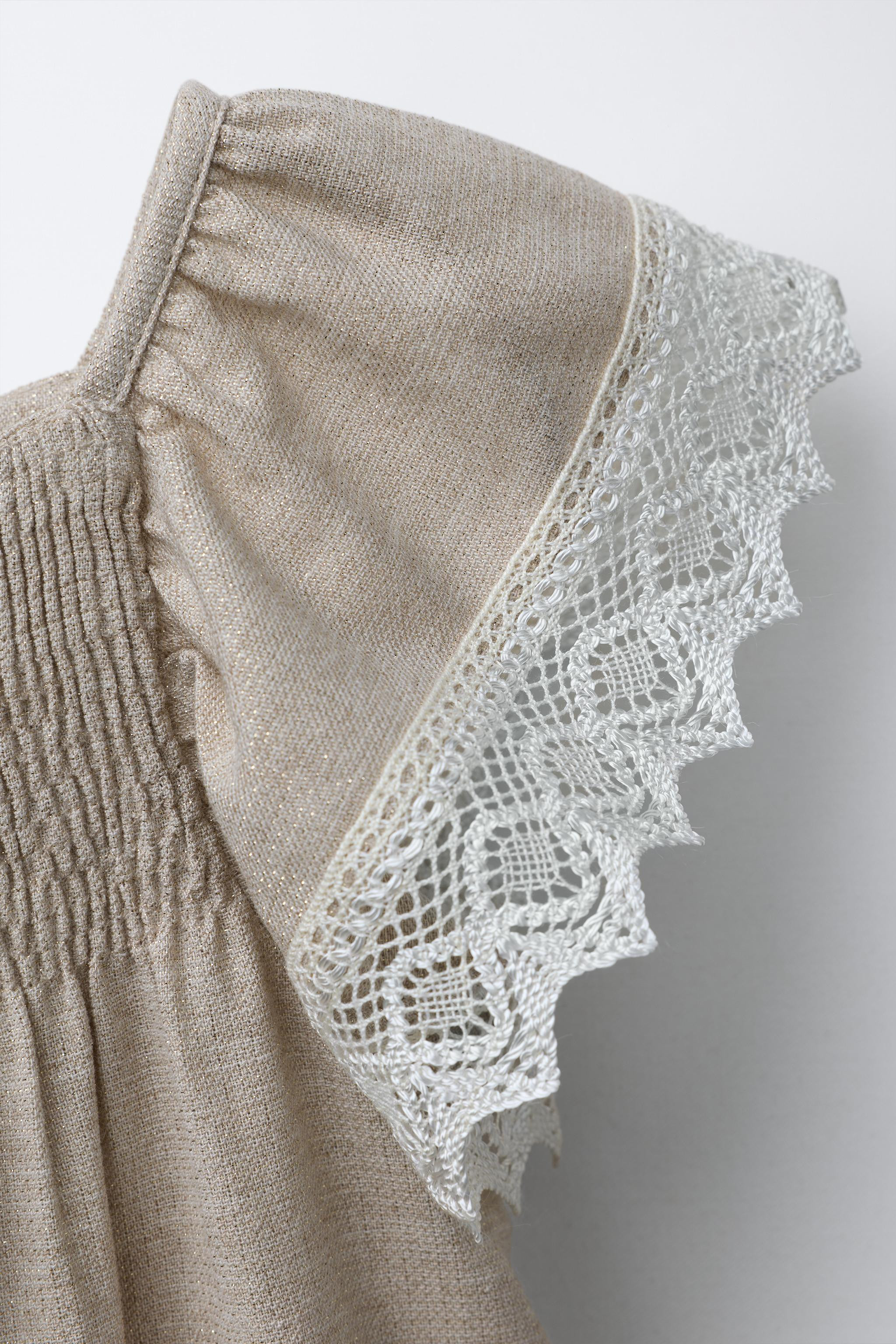 SHIMMER LACE DRESS | Zara Canada