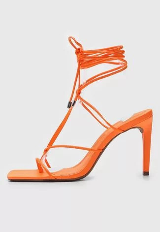 Sandália Santa Lolla Amarração Laranja | Dafiti (BR)