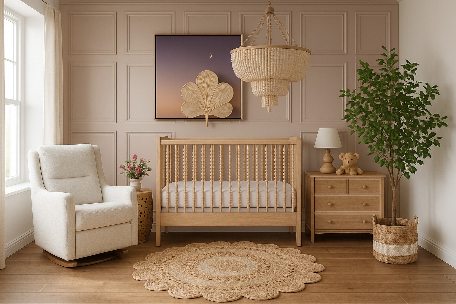 Obsessed with the charm of this spindle-style crib! The natural wood finish adds warmth while the playful design brings a timeless, handcrafted feel to the nursery. Perfect for creating a cozy, calming space for your little one.

#LTKKids #LTKBaby #LTKBump