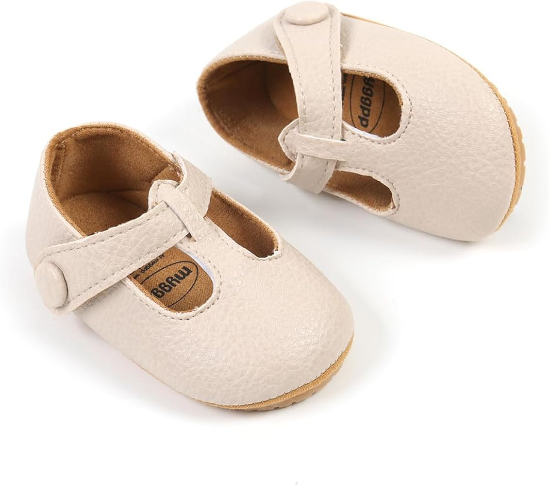 Baby Boy Girl Shoes Wedding Uniform Dress Shoes Soft Anti-Slip Sole Infant Toddler Walking Moccas... | Amazon (US)