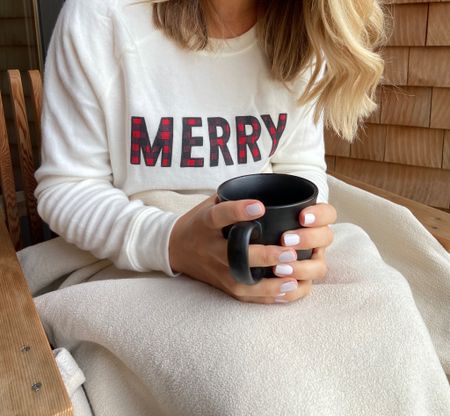 Cozy up in this Merry Sweater for the holidays! This lounge set sweater makes the perfect Christmas pajama!

#LTKstyletip #LTKunder50 #LTKHoliday