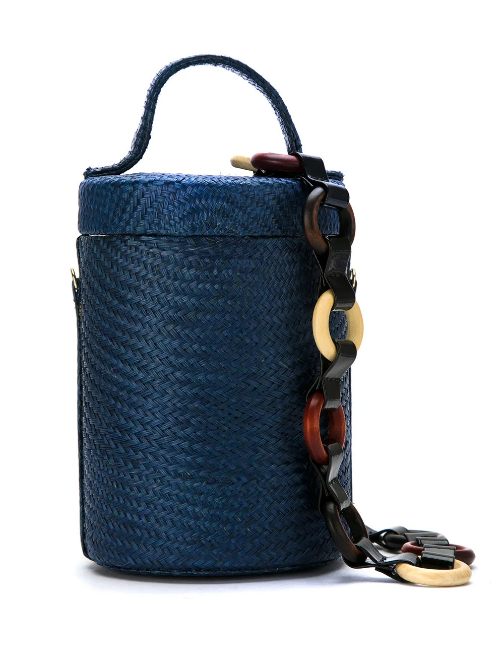 Serpui straw clutch - Blue | FarFetch Global