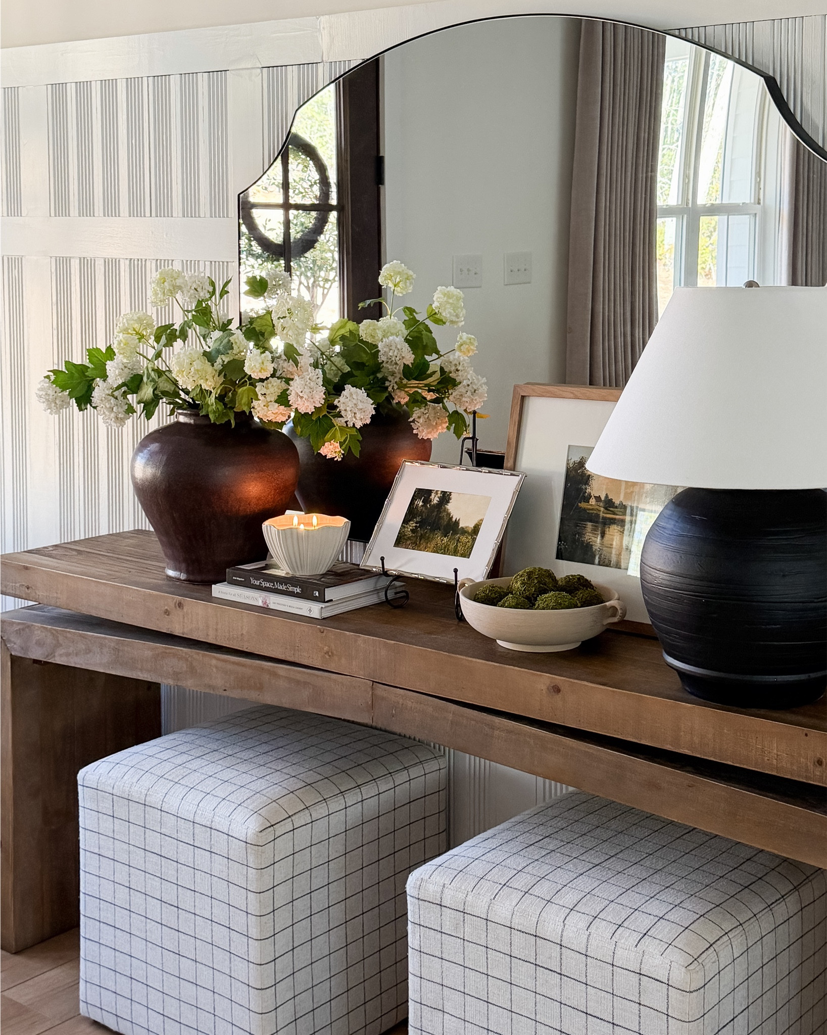 My console table is apart of Wayfair’s President’s Day sale. This is the Sierra Natural and it’s a very beautiful warm wood. It’s a little bit of an investment but so worth it!

@Wayfair 

#LTKSaleAlert #LTKHome