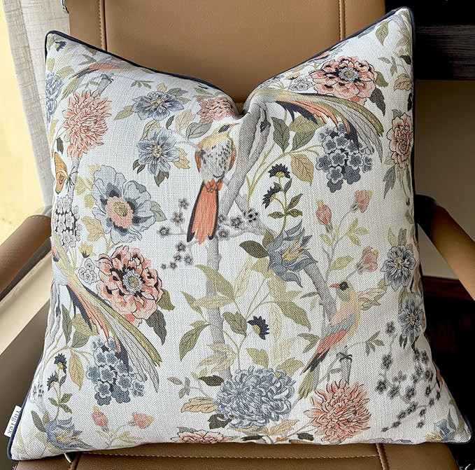 Latikala Printed Decorative Square Accent Throw Pillow Cover - Decor for Living Room, Sofa, Chair... | Amazon (US)