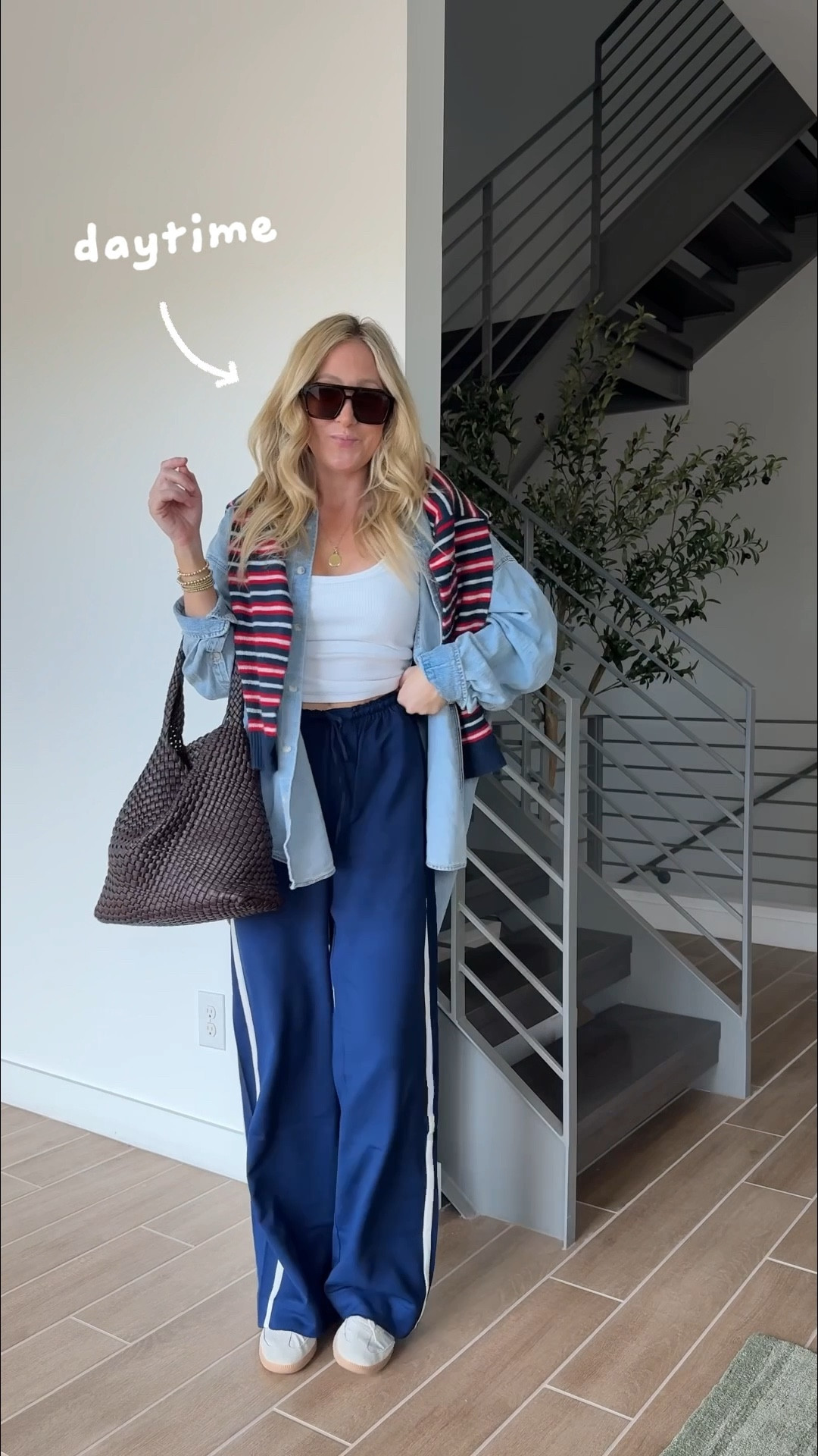 Track pants ootd from day to night! I’m 5’6” and I’m wearing size small tall but they’re long on me! 

#LTKootd #LTKgrwm #LTKdayinmylife