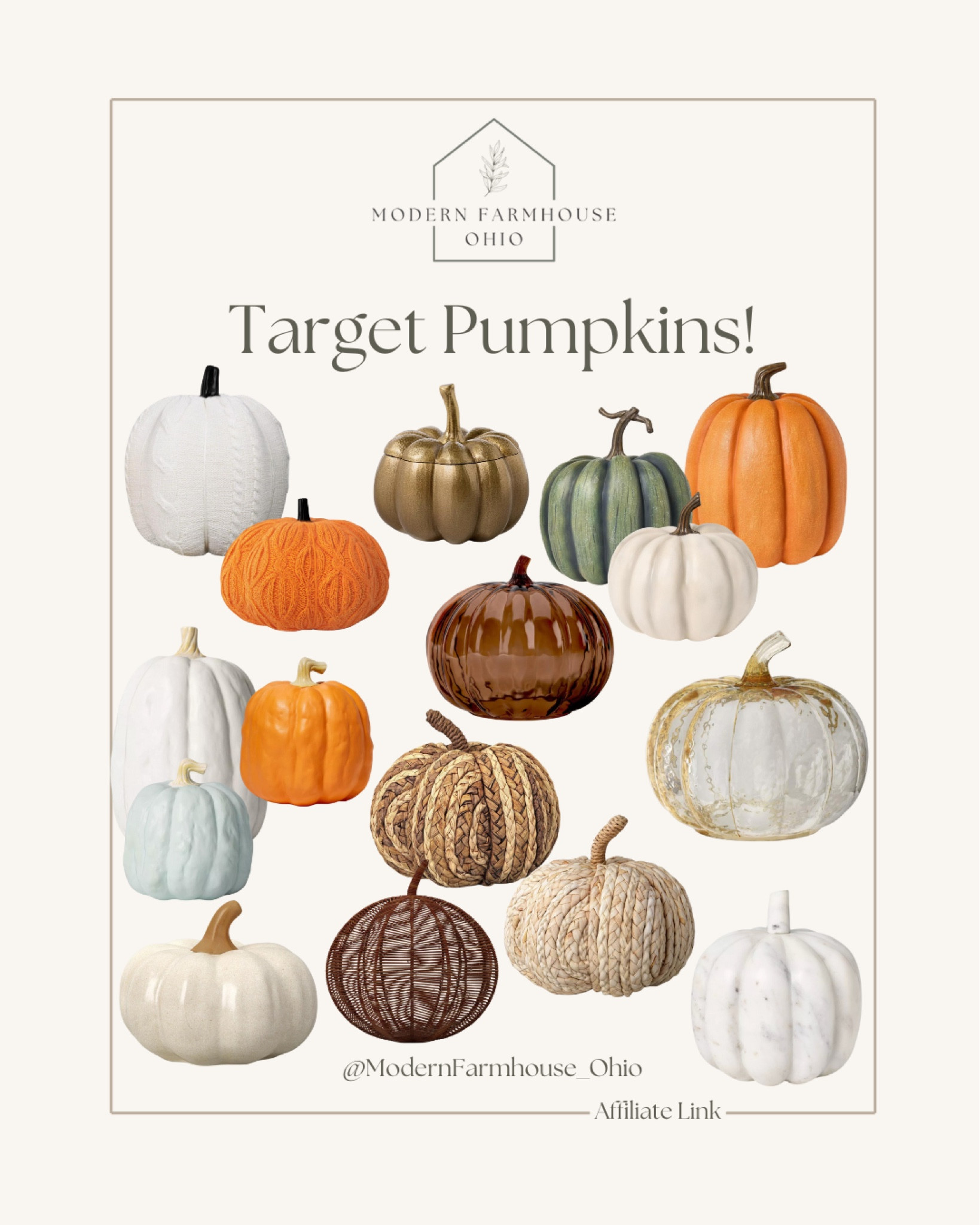 Target has SO many pumpkins for your fall home decor needs! It’s like a pumpkin patch! 

#LTKSeasonal #LTKFallSale #LTKHome