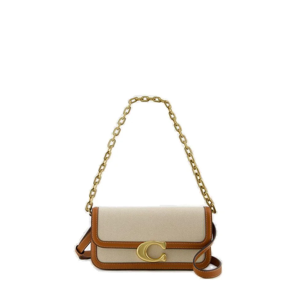Coach Idol 23 Logo Plaque Shoulder Bag | Cettire Global