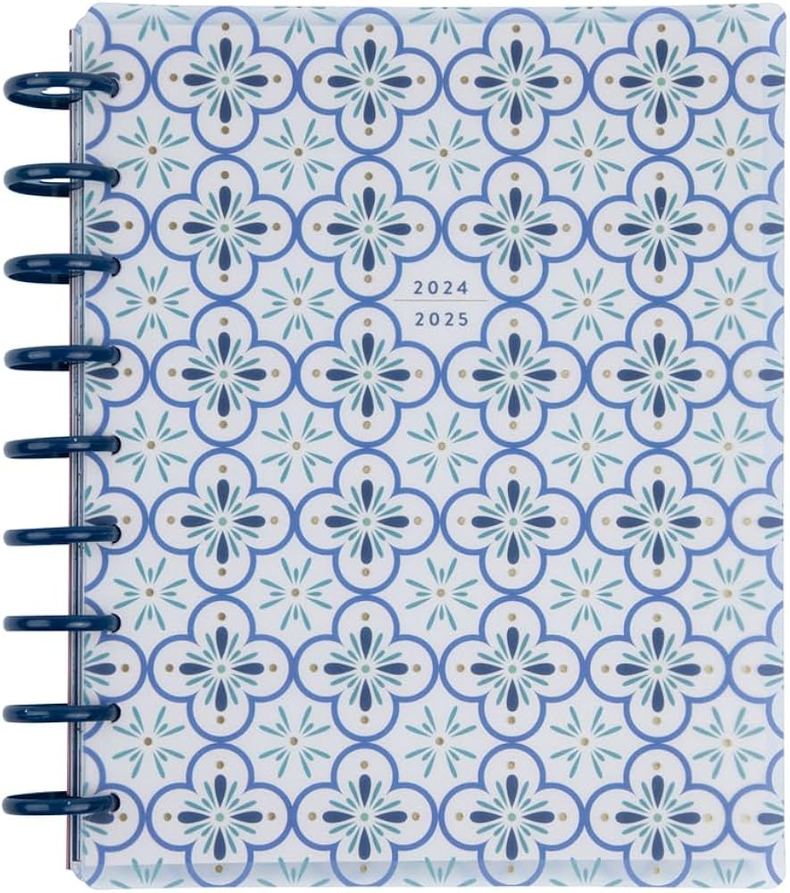 Happy Planner Disc-Bound Mid-Year 12-Month Vertical Planner, Academic Planner July 2024–June 20... | Amazon (US)