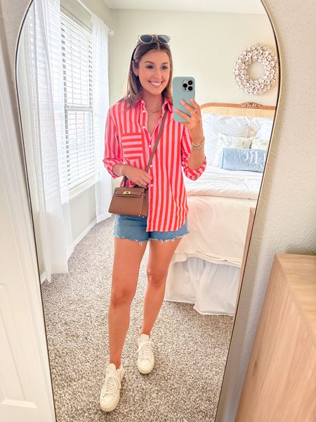 OOTD! Wearing a size 25 in shorts & 2 in shirt!

OOTD // summer outfit // casual outfit // 

#LTKSeasonal #LTKstyletip