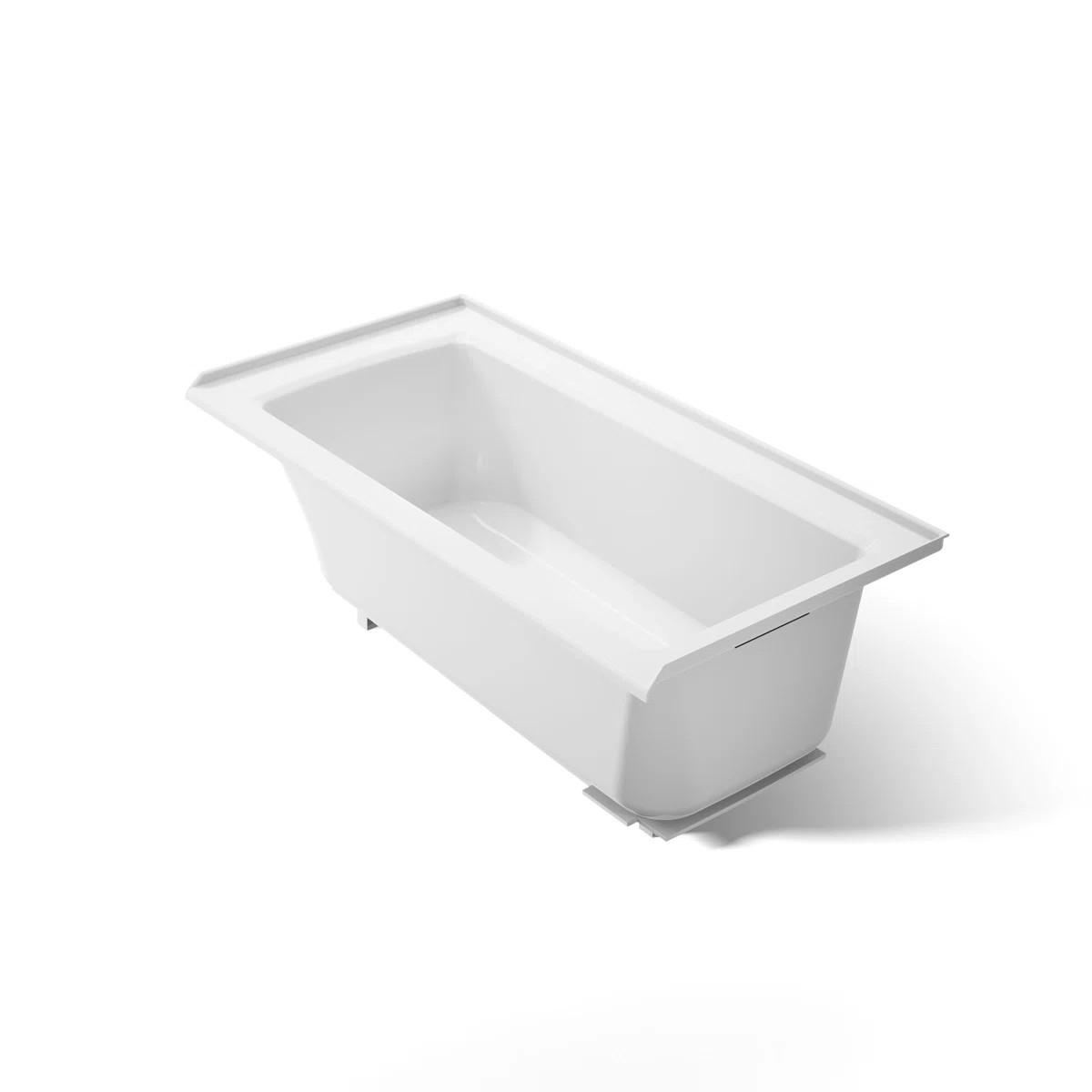Archer 60" x 30" Alcove Soaking Bathtub with integral flange K-1946-R-0 | Wayfair North America