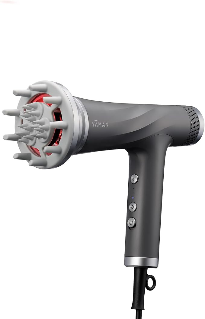 YA-MAN Blow Dryer with Scalp Massager for Hair Growth, Ionic Reset Technology, Hair Dryer with Di... | Amazon (US)