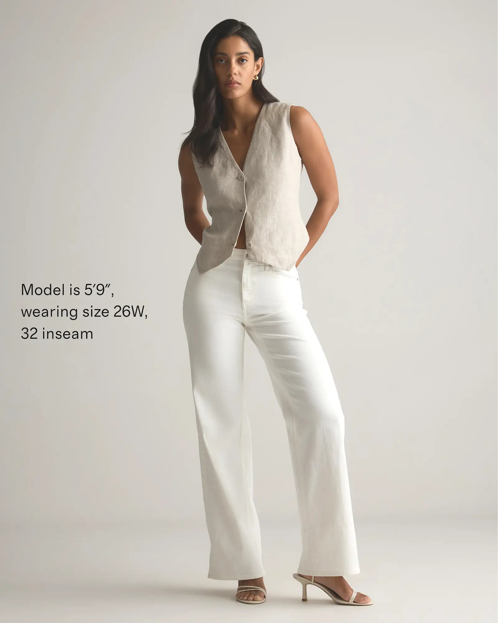 Bella Stretch Wide Leg Jeans | Quince