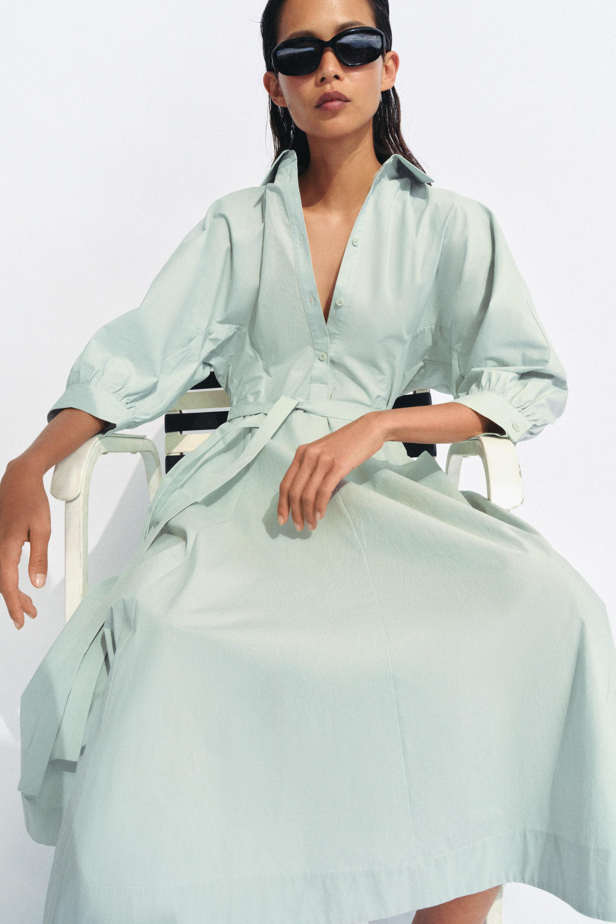 ZW COLLECTION SHIRT DRESS | Zara US