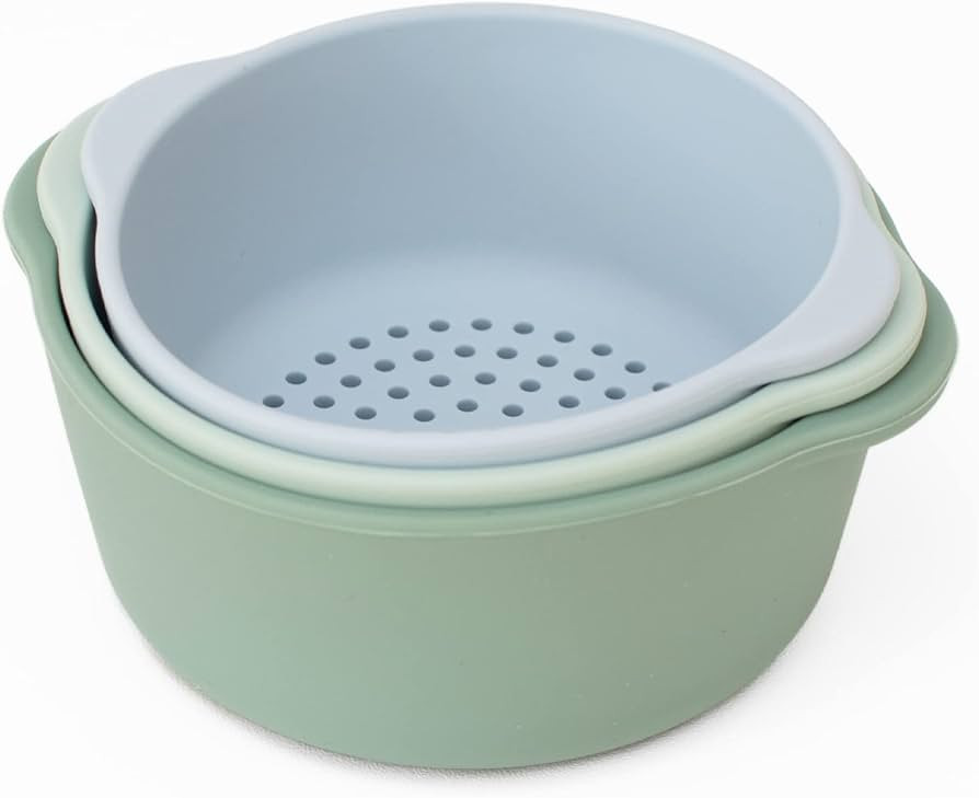 Inspire My Play - 3 x Nesting Bowls and Sieve - Perfect for Sensory PlayTray - Sensory Bin Access... | Amazon (US)