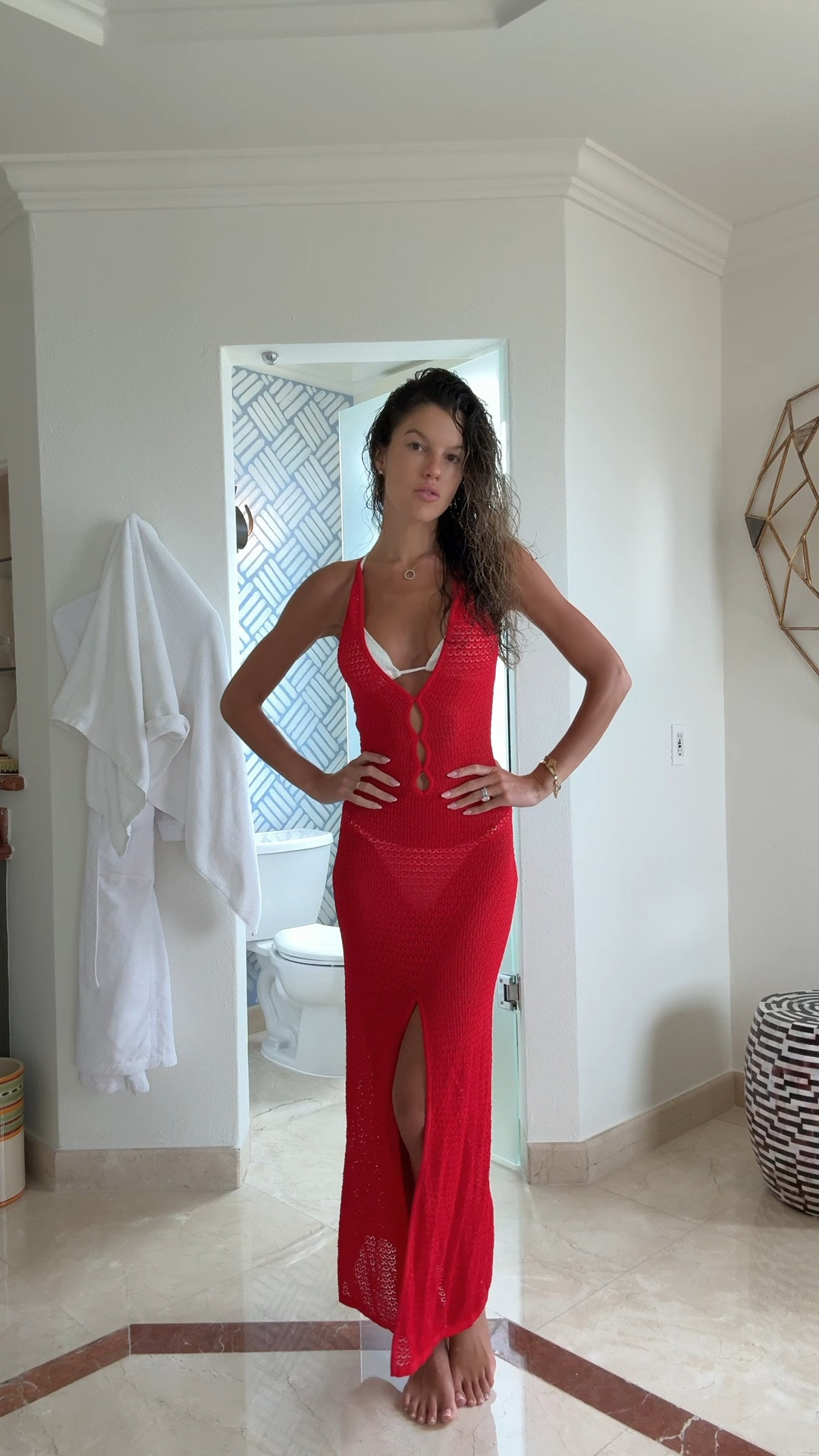 Beautiful red cover-up dress from Monday swimwear! Wearing a size small.

#LTKSwim #LTKSeasonal