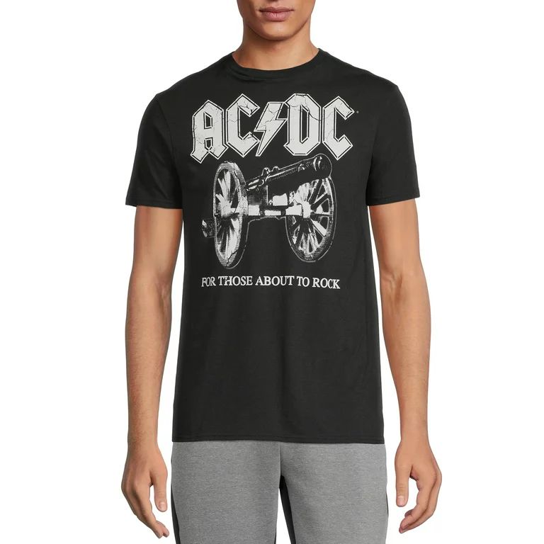 AC/DC Men's Band T-Shirt with Short Sleeves | Walmart (US)