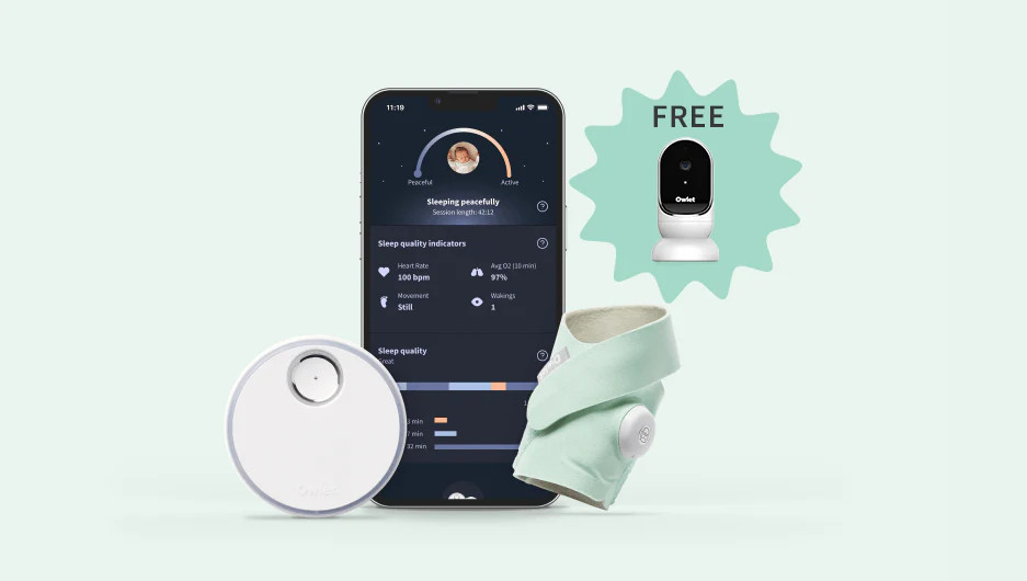 Shop Owlet Dream Sock - Baby Monitor for Better Sleep | Owlet