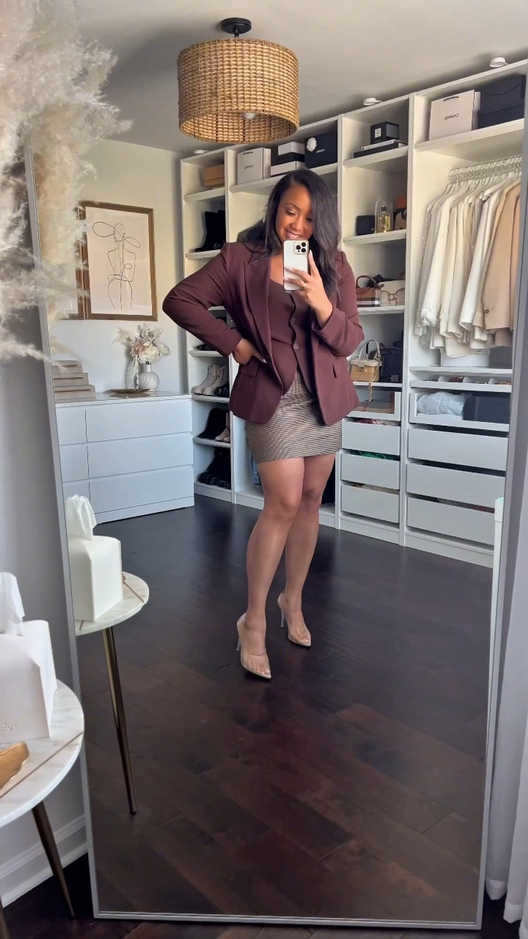 Vest or no Vest? Or both? I’ll always love a professional look; and a mini I can carry into Winter with some tights. I am here for Fall Fashion! Wearing a 12 in the skirt, XL in the top, vest and blazer and all run TTS.

#LTKFindsUnder50 #LTKStyleTip #LTKFallSale