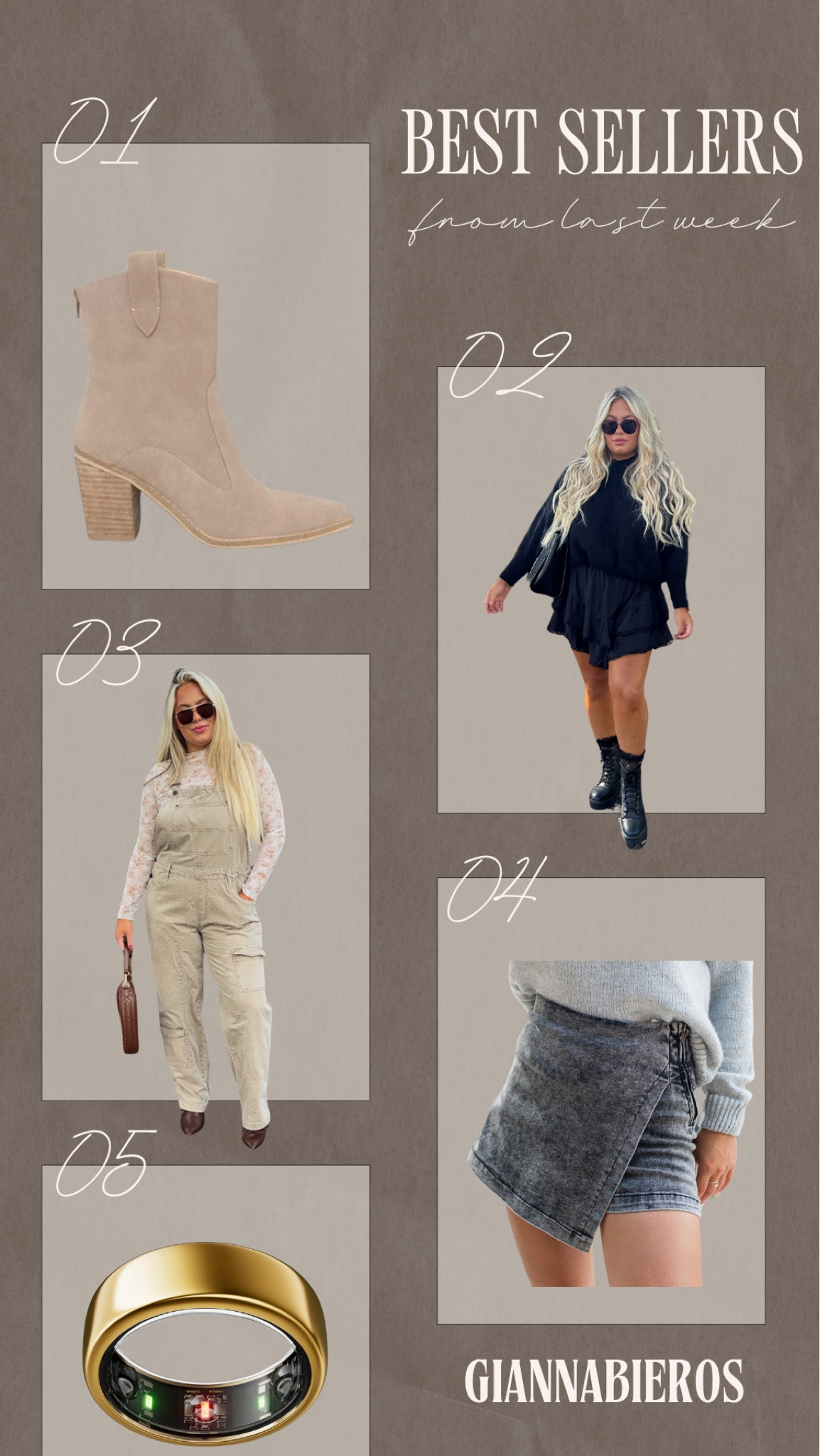 Weekly Best Sellers!!

#whatyouloved #mostloved #weeklybest #bestsellers #purchasedmost

#LTKStyleTip #LTKMidsize #LTKFindsUnder50