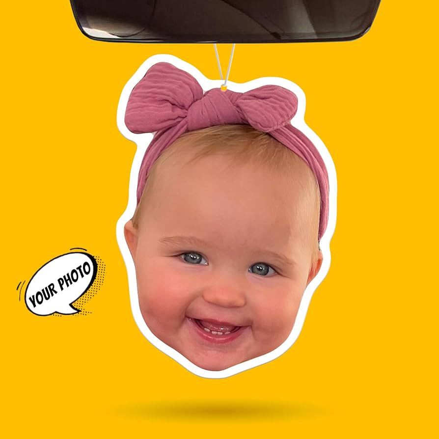 Custom Air Freshener For Car - Your Photo On Personalized Air Freshener Both Sides - Face Air Fre... | Amazon (US)