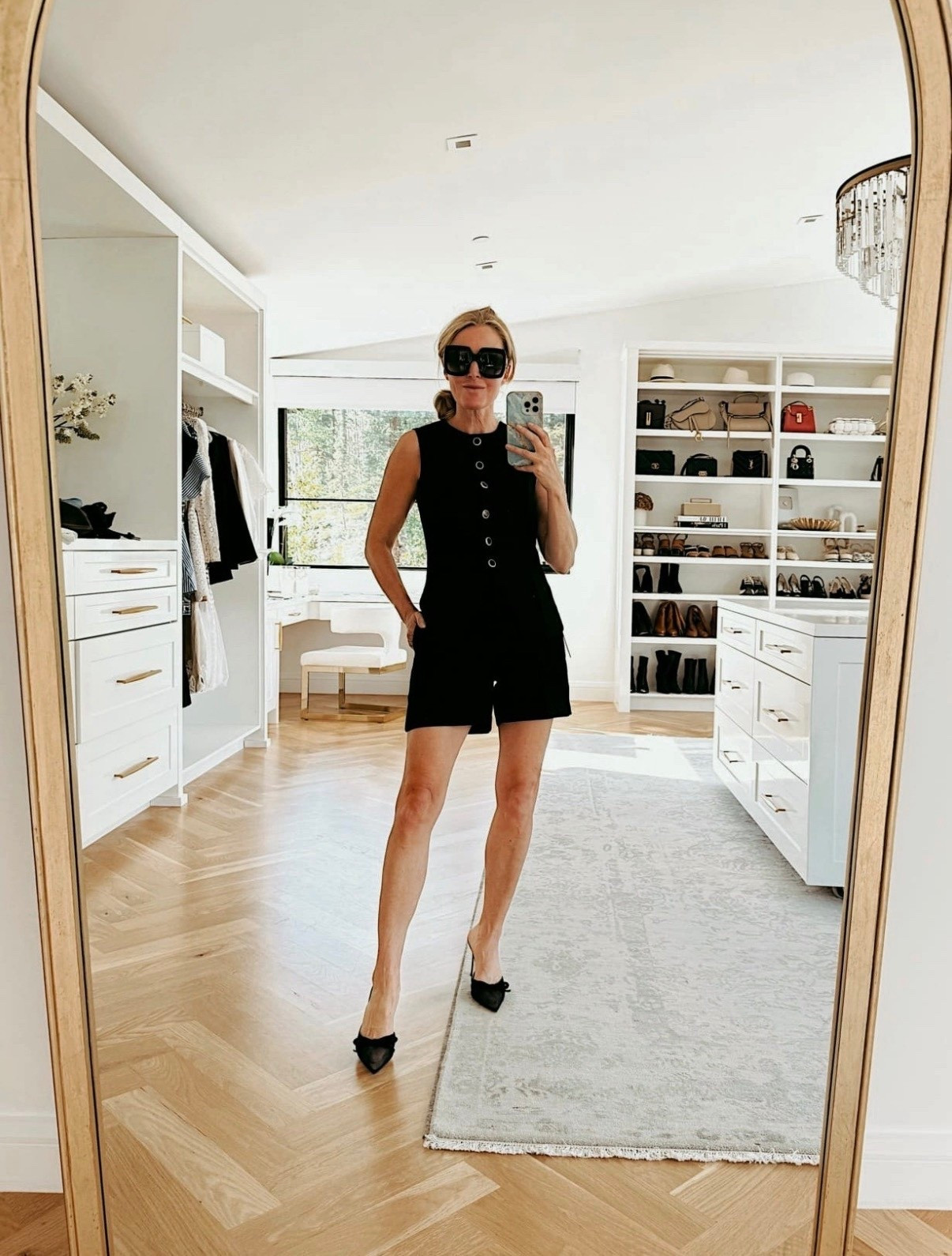 A simple way to dress up your shorts this spring/summer is to pair them with a vest!
I love a black vest even in the summer and pair it with some pleated shorts for a cool and elegant summer look. 

#LTKootd #LTKSeasonal #LTKTravel