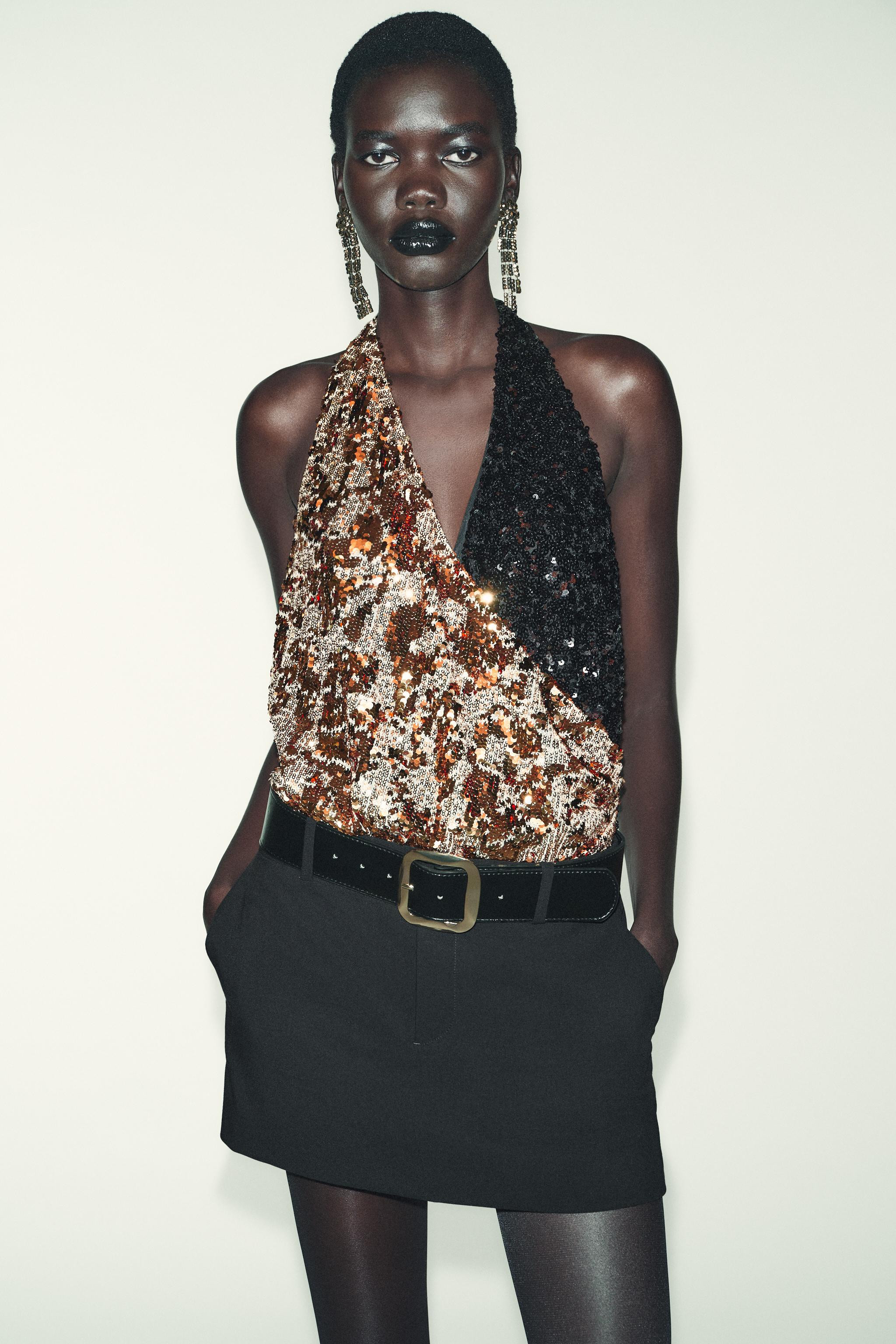 GONNA PANTALONE A VITA BASSA CON CINTURA | Zara IT