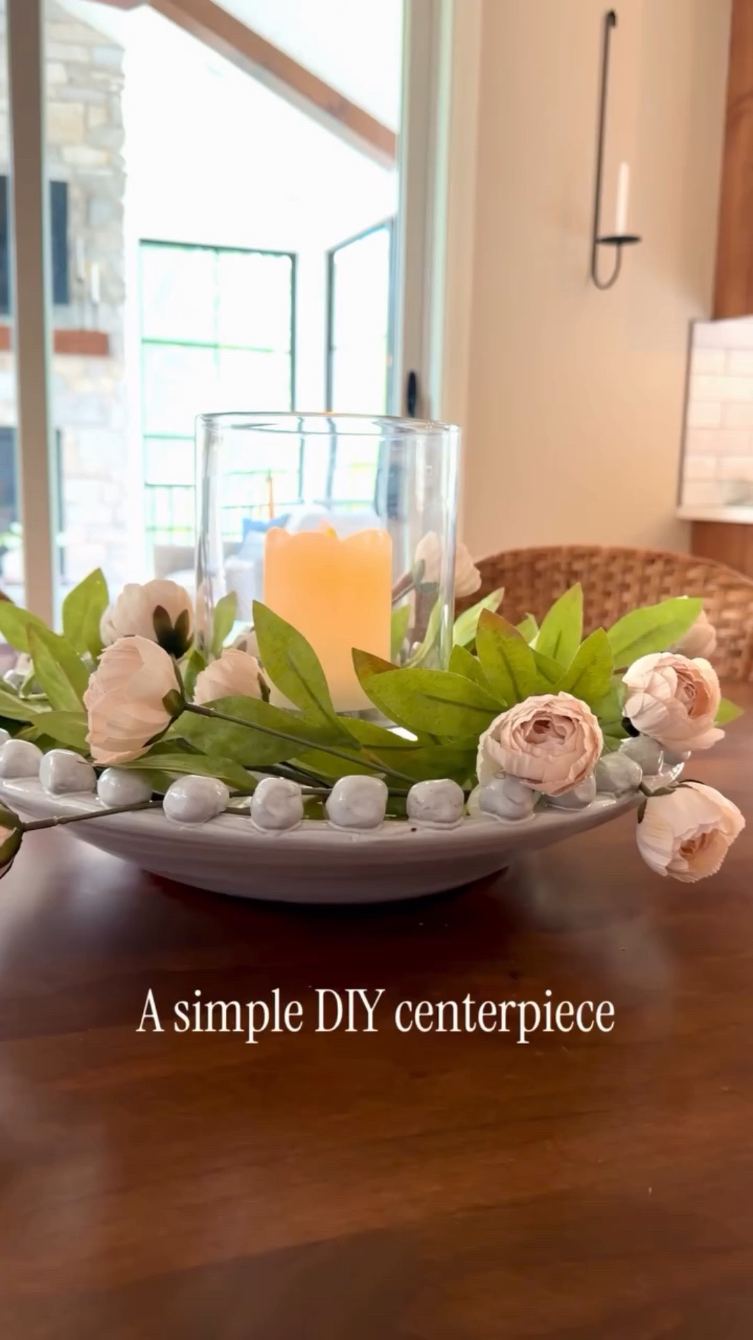 This centerpiece came together in minutes using faux peonies (any faux floral will do!), a beautiful shallow bowl, and candlelight … and it somehow made my whole dining room feel cozy for spring. 

✨If you see something you like throughout my home, my links are posted at the top of my page in my bio.

✨Please LIKE | COMMENT | FOLLOW for more simple and inviting home decor content 
•
•
•
spring centerpiece • diy centerpiece • quiet luxury • home decor • spring dining table • spring decor • neutral home decor • cozy home • floral centerpiece

#LTKSeasonal #LTKHome