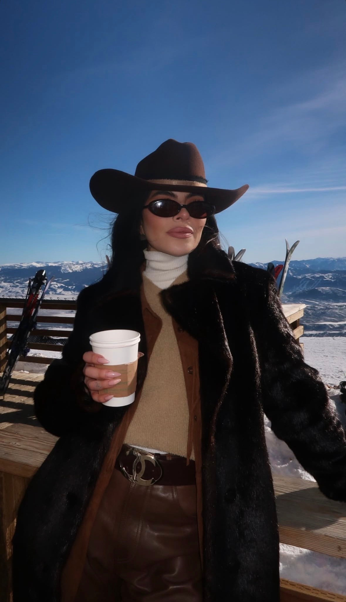 From stories xx

Western wear, western style inspo, western style in snow outfit inspo, faux fur jacket, faux fur coat, cowboy hat

#LTKTravel #LTKSeasonal