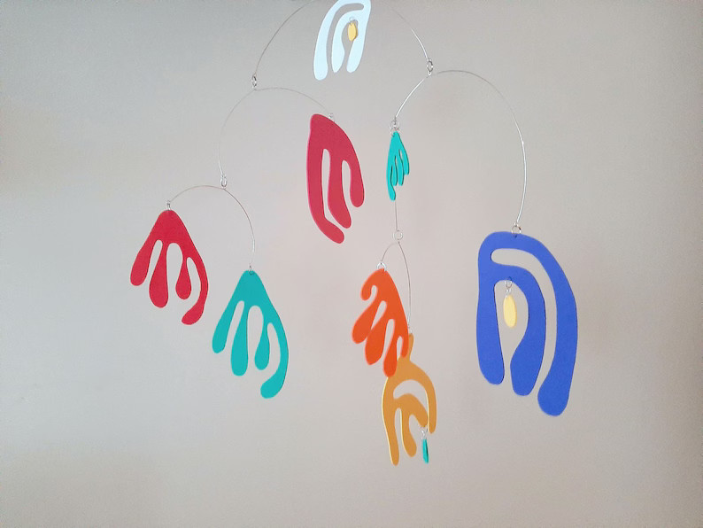 Matisse Inspired Baby Mobile: Colorful Foam Kinetic Art, US Shipped With DDP No Extra Charges Upo... | Etsy (US)