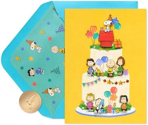 Papyrus Peanuts Birthday Card (Best Birthday Ever) | Amazon (US)
