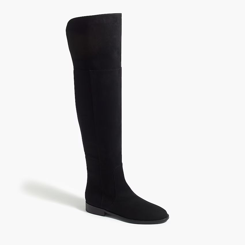 Over-the-knee microsuede boots | J.Crew Factory