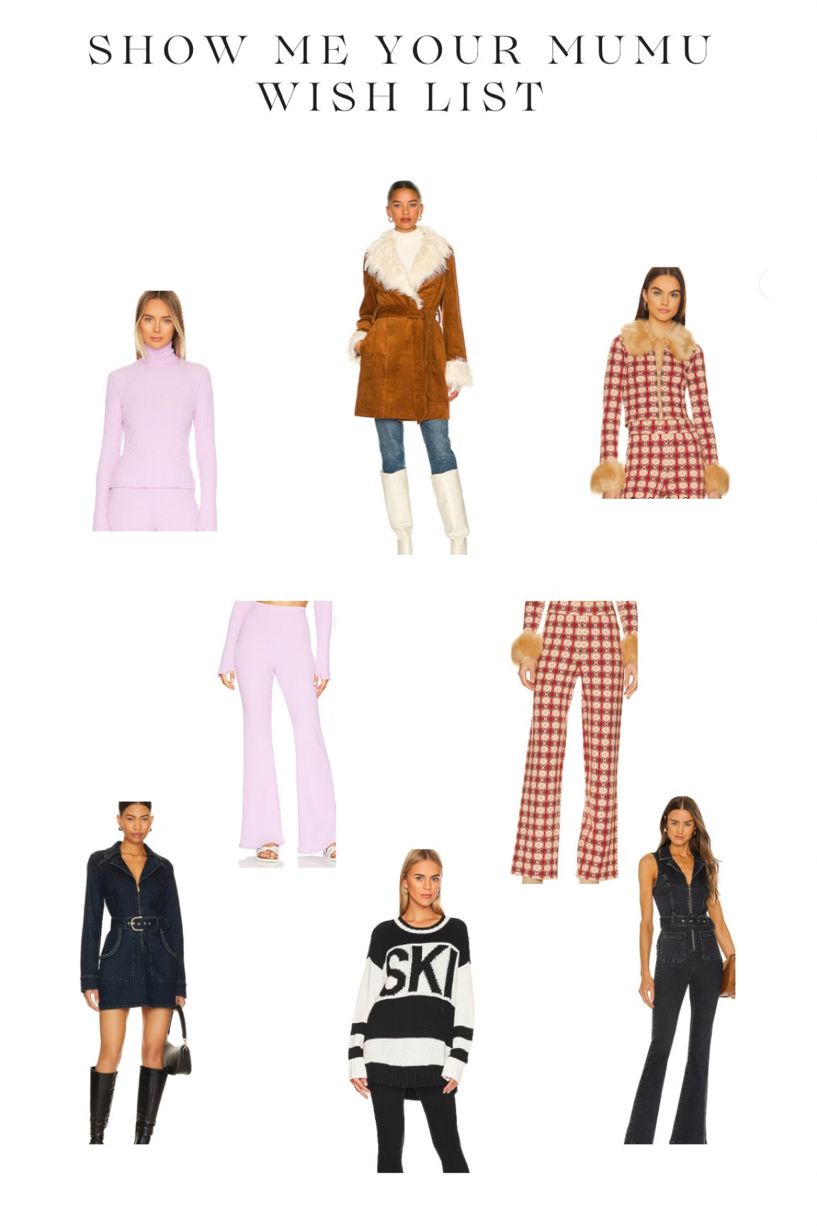 show me you mumu recent favs / wish list 🎀✨⛷️

#LTKCyberWeek #LTKSeasonal #LTKstyletip