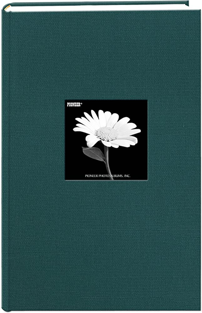 Fabric Frame Cover Photo Album 300 Pockets Hold 4x6 Photos, Majestic Teal | Amazon (US)