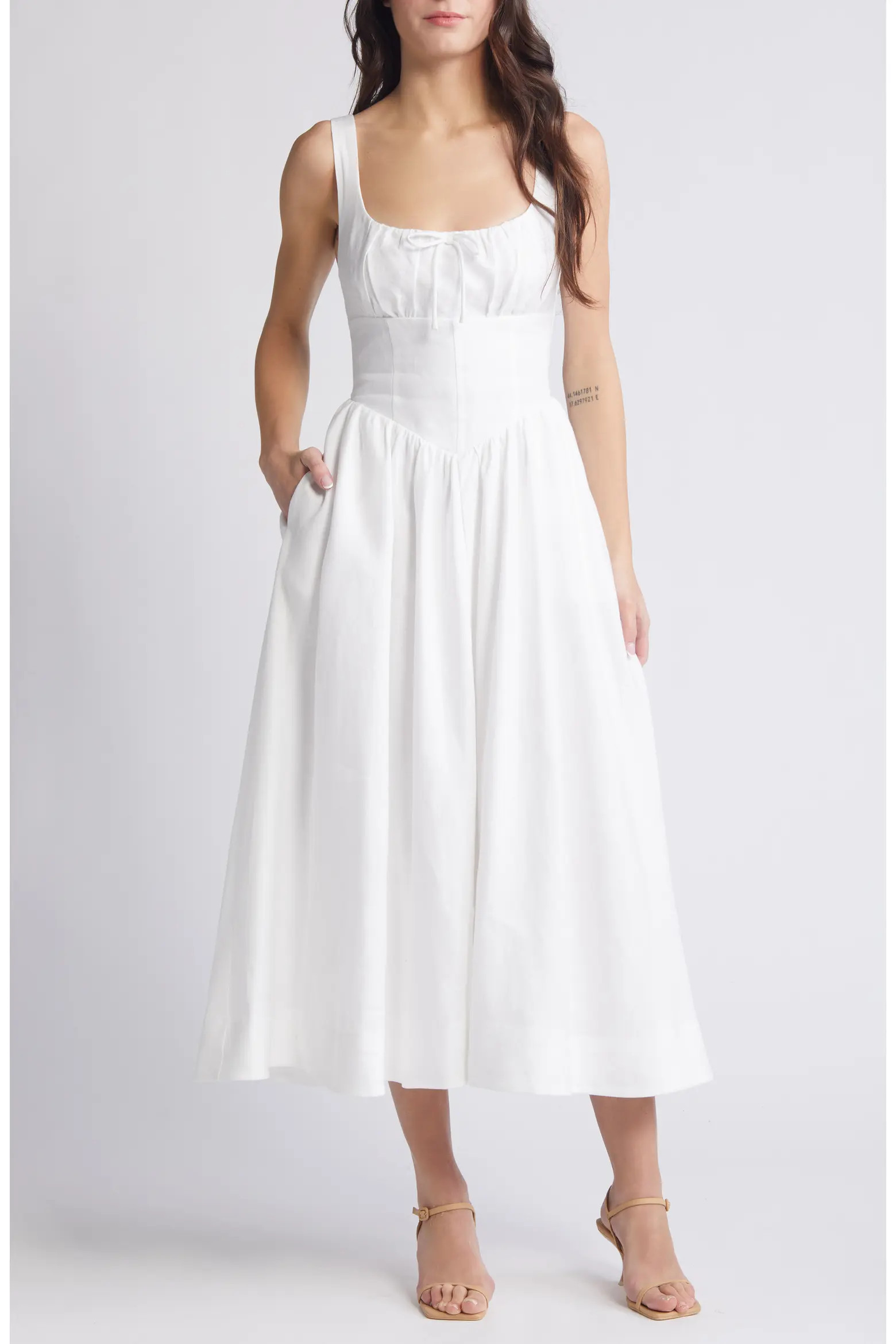 Balia Linen Sundress (Women) | Nordstrom | Nordstrom