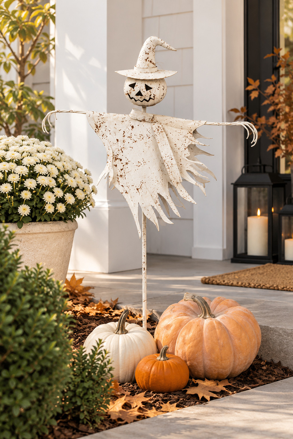 Birch Lane has so many Halloween finds that can work inside and outside, which I love because you can carry the same look through the whole house 🖤 Think Rustic Metal Scarecrows, Ghost Yard Stakes, Illuminated Pumpkins, Black Jack-O’-Lanterns, and Skeleton Decor. It makes decorating feel way easier when everything has that same cozy spooky vibe. #BirchLane #HalloweenDecor #HalloweenHomeDecor #HalloweenPorchDecor #HalloweenIndoorDecor #HalloweenOutdoorDecor #SpookyDecor #FallDecor #SeasonalDecor #HalloweenFinds 

 #LTKSeasonal #LTKHome #LTKSaleAlert