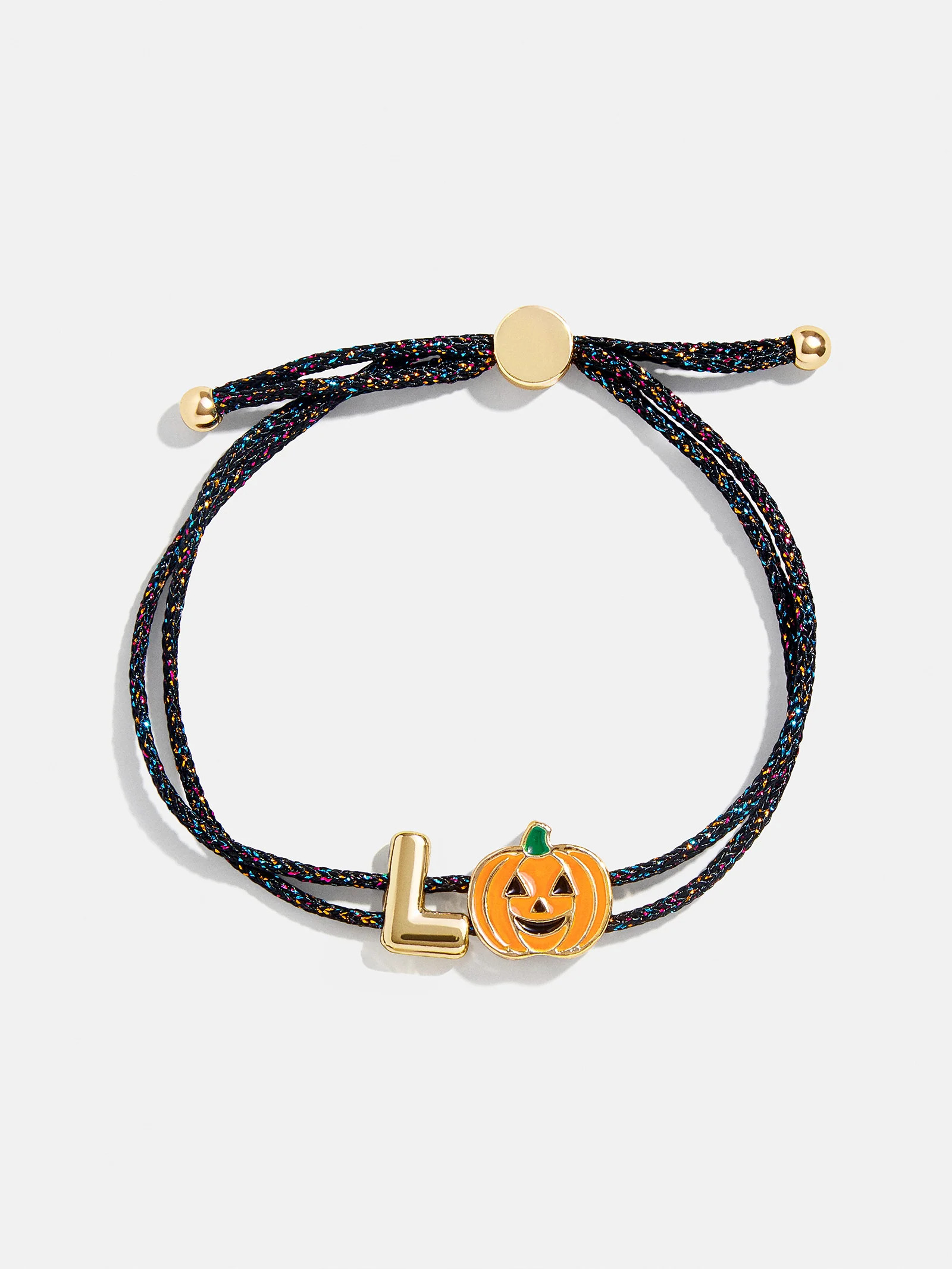 Kids' Halloween Initial Bracelet - Orange | BaubleBar (US)
