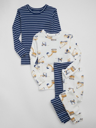 babyGap 100% Organic Cotton Digger PJ Set (2-Pack) | Gap Factory
