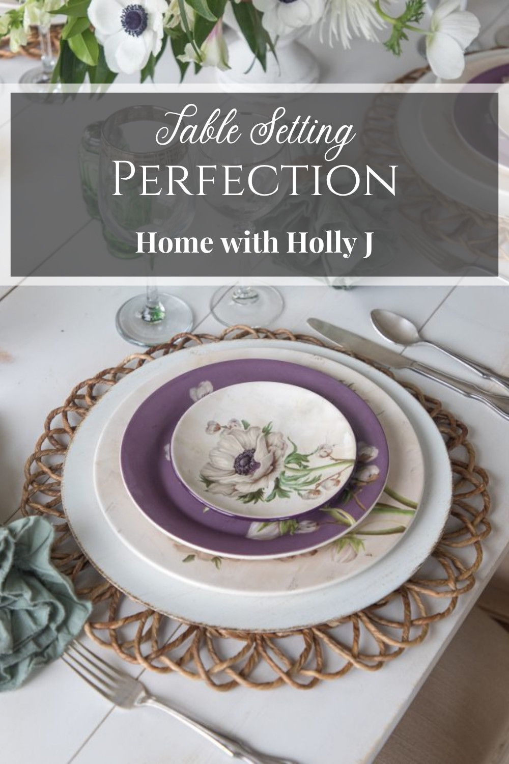 Table goals unlocked! 🌿💜 Transform your dining space with faux florals & elegant accents. Shop the look now! #HomeDecorInspo #TablescapeIdeas #LTKShop #HomeWithHollyJ #ShopHollyJHome 

 #LTKfoodie #LTKSeasonal #LTKHome