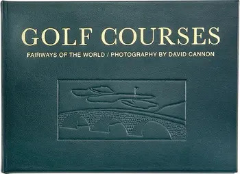 Golf Courses Leather Coffee Table Book | Nordstrom