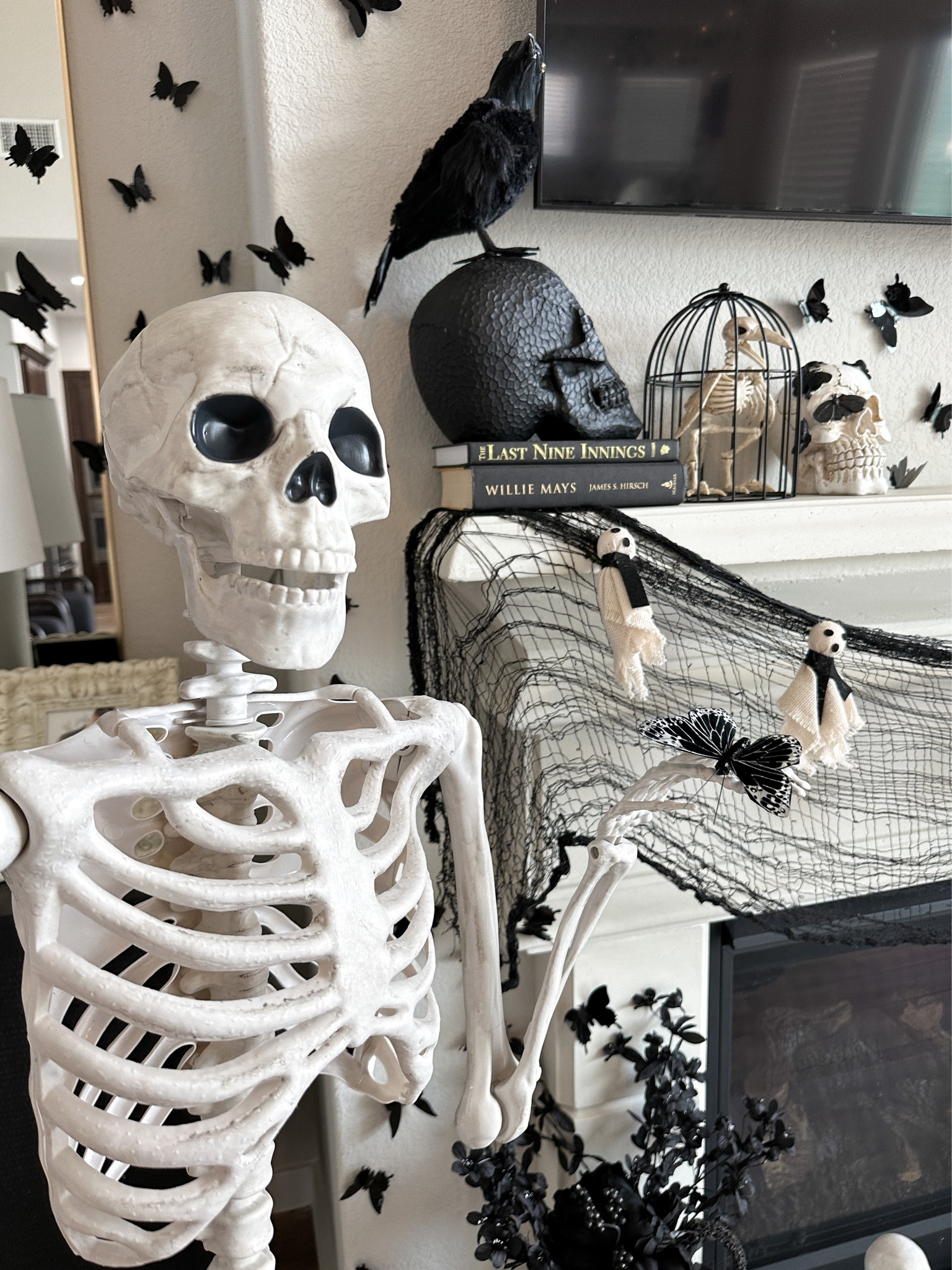 Cute Halloween decorations, butterfly Halloween, black and white Halloween decorations, chic Halloween decor, sophisticated Halloween decor, non scary Halloween decor 

#LTKkids #LTKSeasonal #LTKHalloween