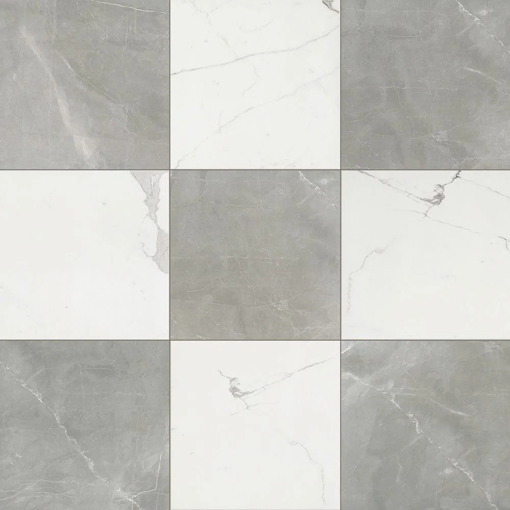 Tuscany Checkerboard 12X12 Marble Look Porcelain Tile | Wayfair North America