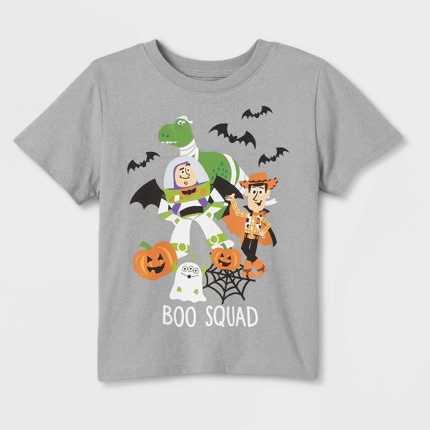 Toddler Toy Story Boo Squad Solid T-Shirt - Gray | Target